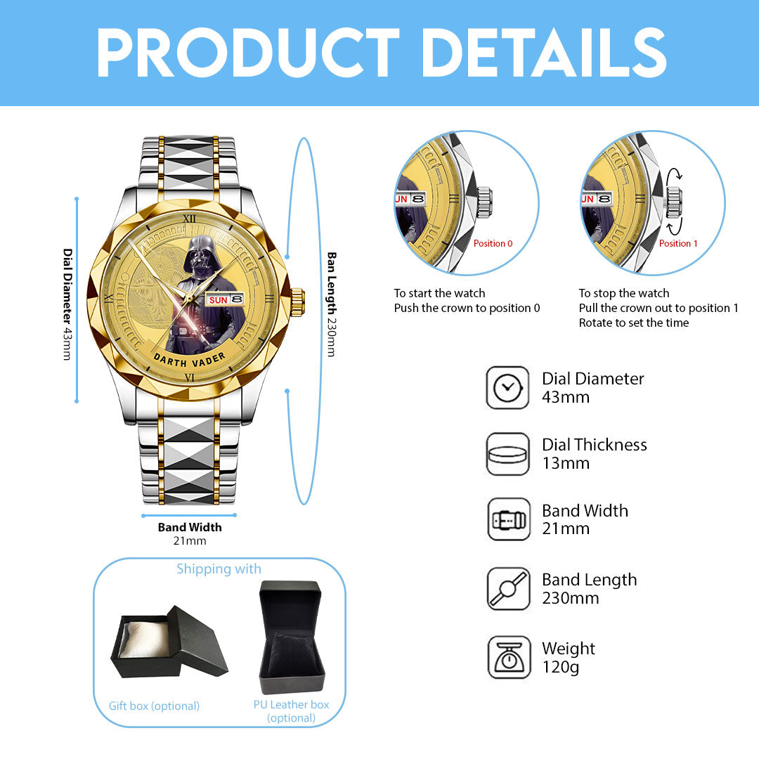 Star Wars Alloy Luxury Quartz Watch – NGHIAVT5226