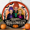 Halloween x Hocus Pocus Round Wooden Sign – NGHIAVT5292