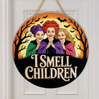 Halloween x Hocus Pocus Round Wooden Sign – NGHIAVT5293