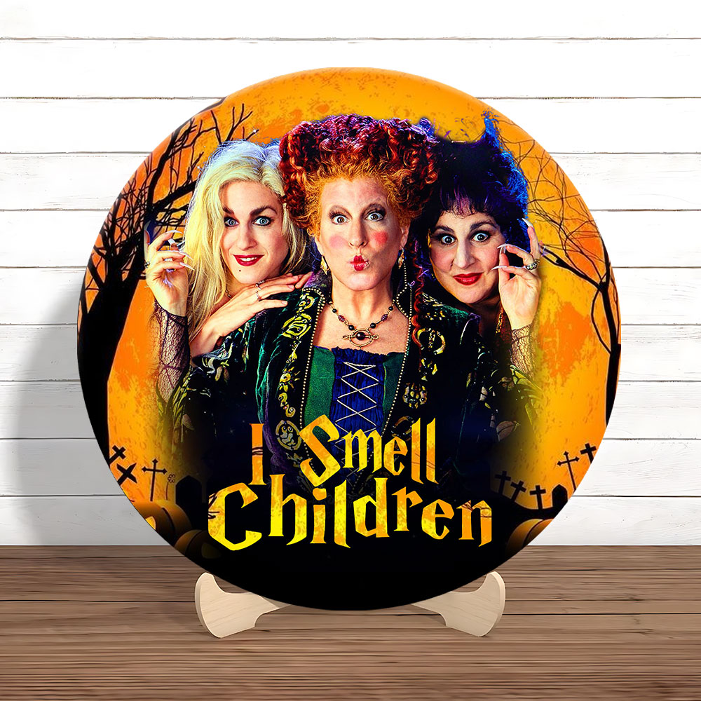 Hocus Pocus Round Wooden Sign – NGHIAVT5298