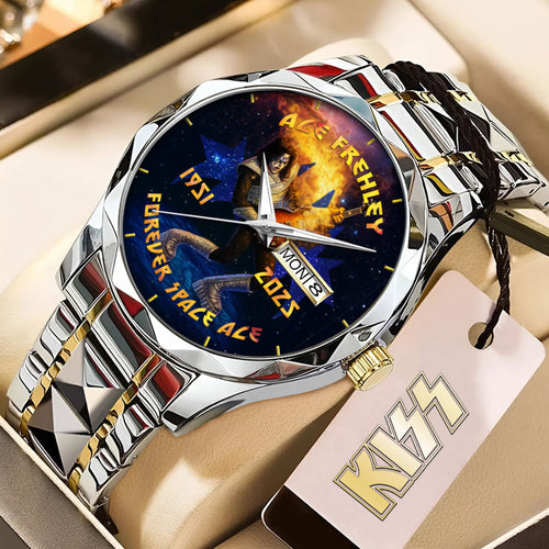 KISS x Ace Frehley Alloy Luxury Quartz Watch – NGHIAVT5357