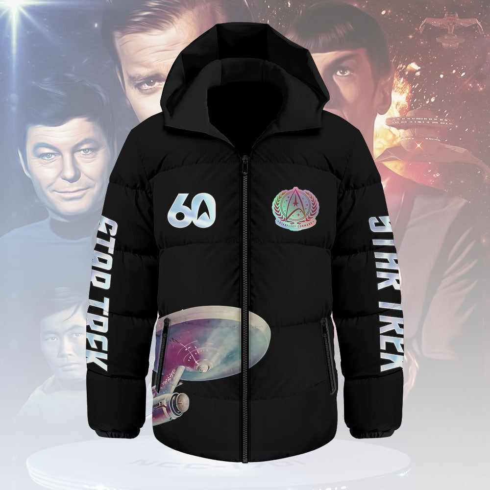 Star Trek Thickened Down Hooded Jacket – NGHIAVT5413