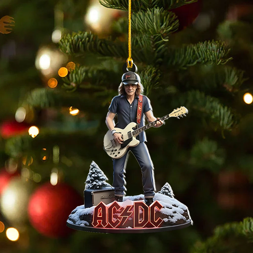 AC/DC Custom Shape 2-sided Acrylic Ornament – NGHIAVT5430