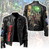 Iron Maiden Motorcycle Leather Jacket – NGHIAVT5503