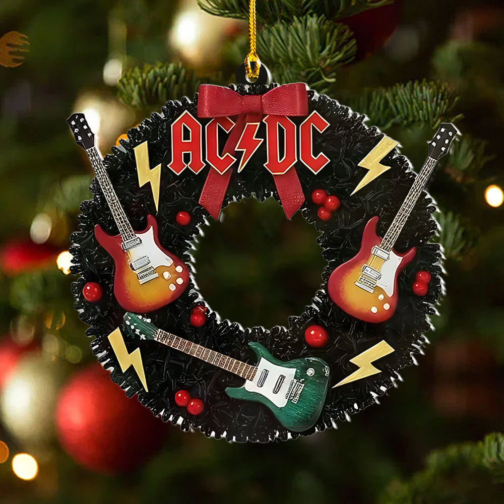 AC/DC 2025 Custom Shape 2-sided Acrylic Ornament – NGHIAVT5614