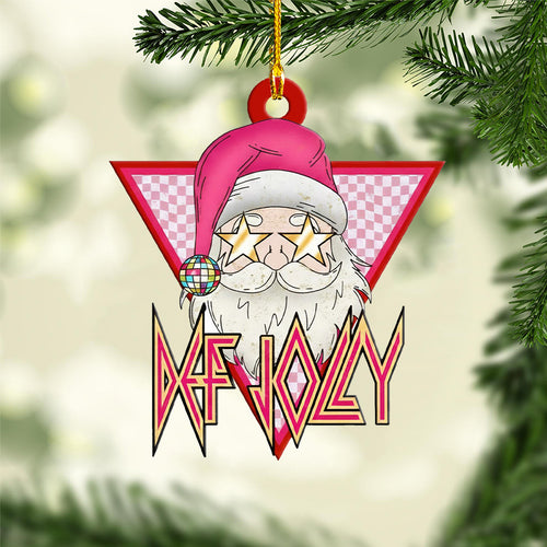 Def Leppard Custom Shape 2-sided Acrylic Ornament – NGHIAVT5690