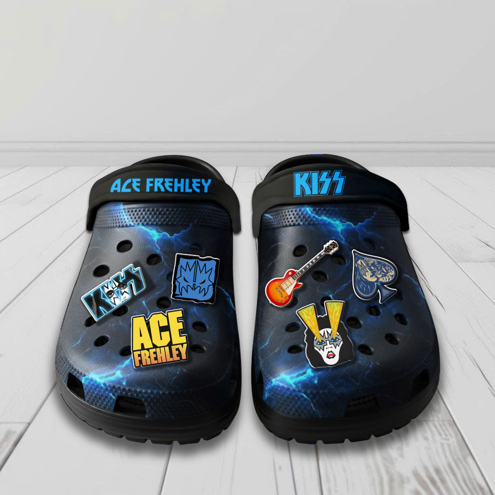 KISS x Ace Frehley Custom Clogs – NGHIAVT5882