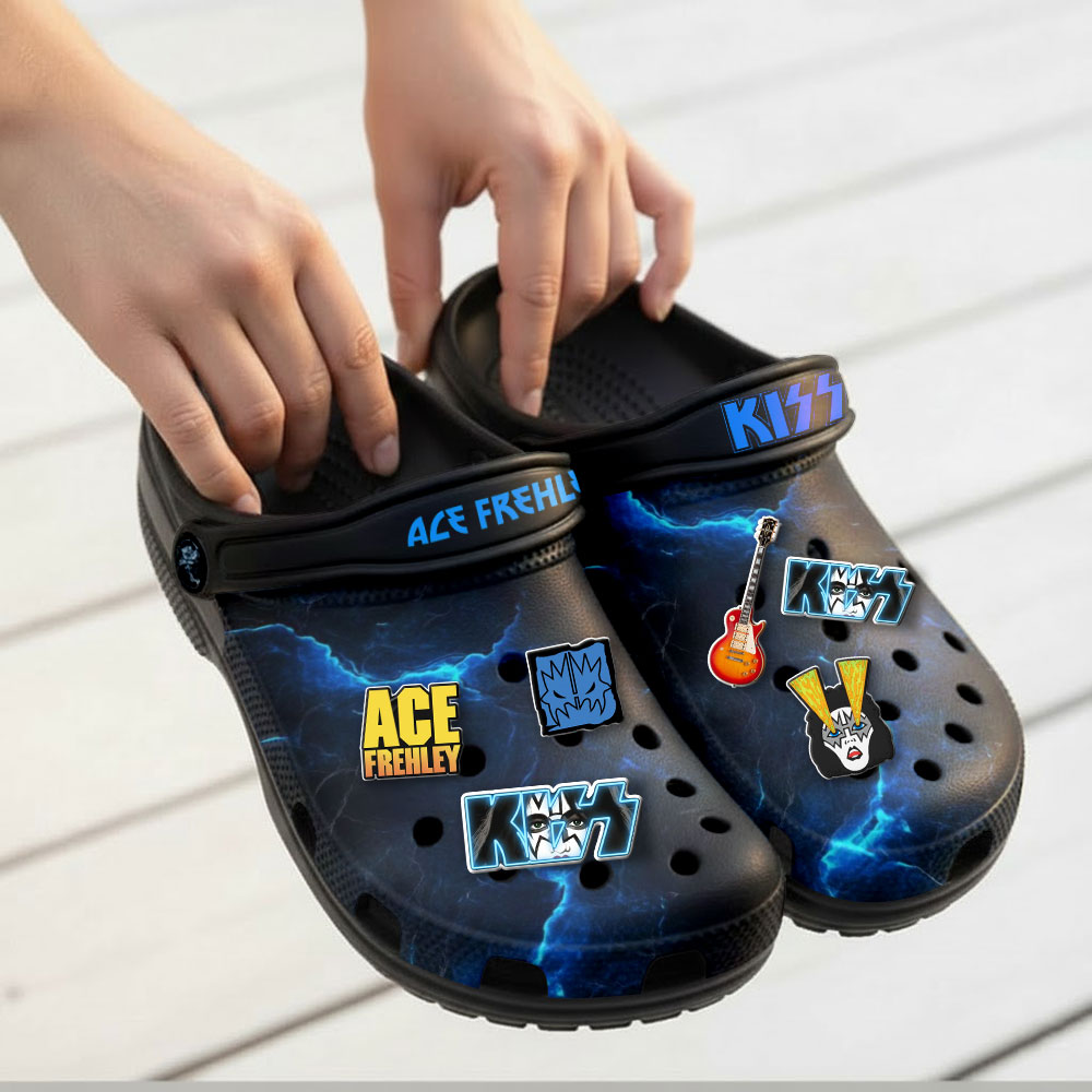 KISS x Ace Frehley Custom Clogs – NGHIAVT5882