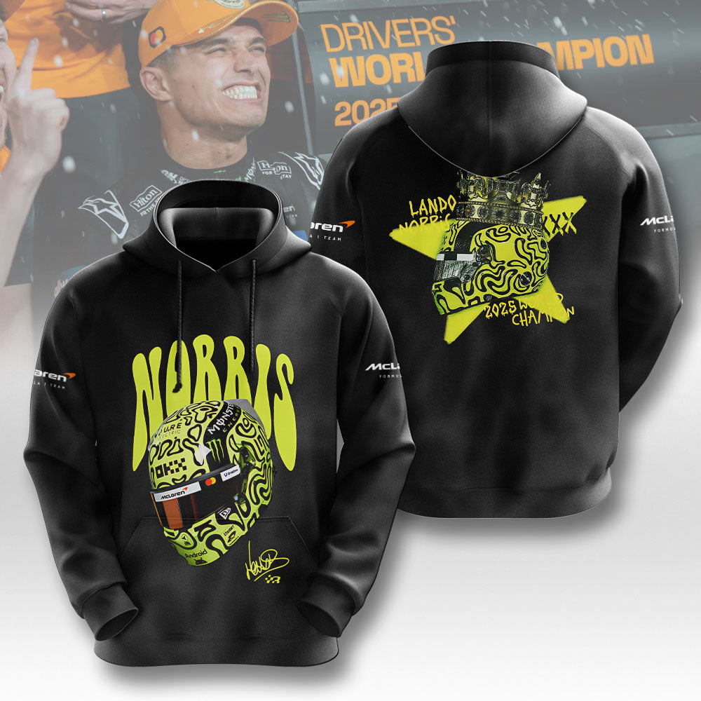 McLaren x Lando Norris 2025 3D Apparel – NGHIAVT5917