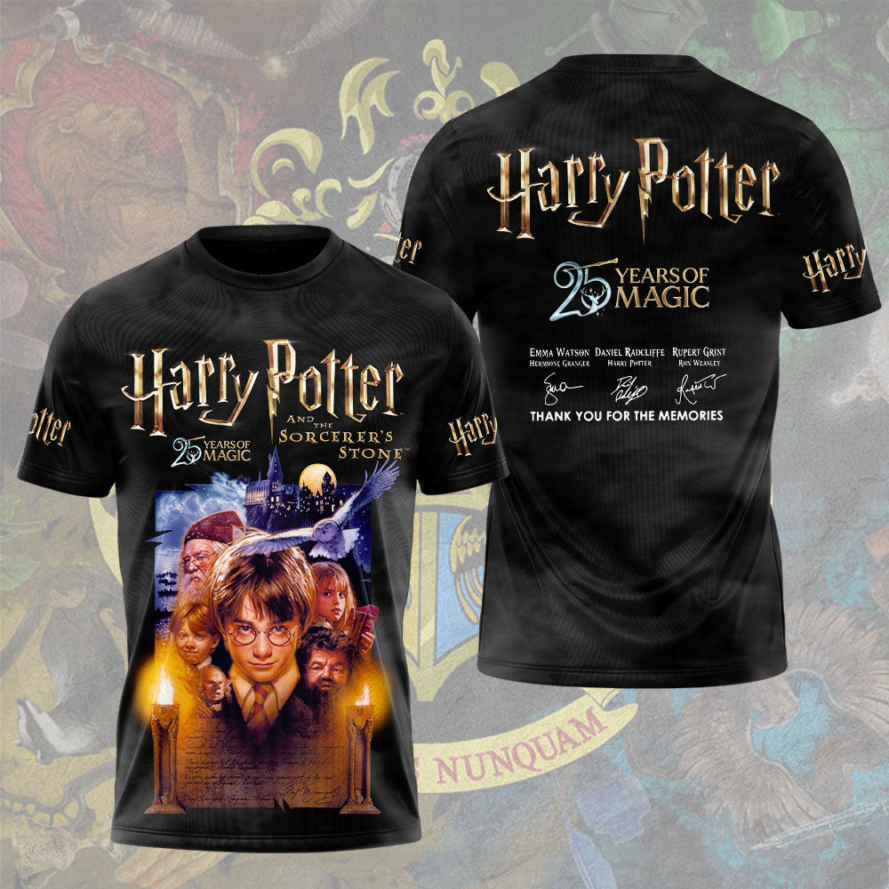 Harry Potter 25th Anniversary 3D Apparel – NGHIAVT6010