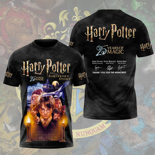 Harry Potter 25th Anniversary 3D Apparel – NGHIAVT6010