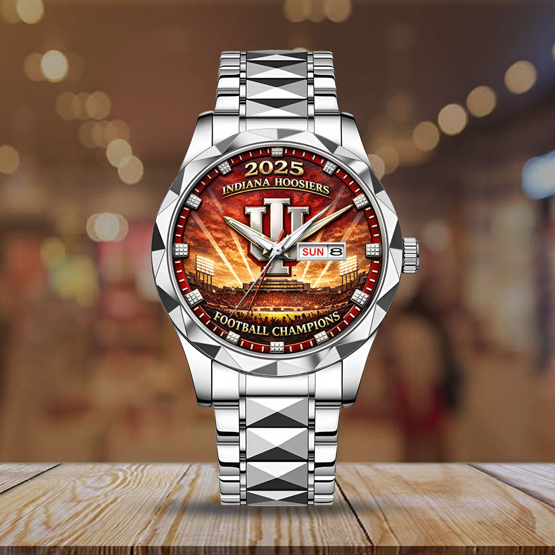 Indiana Hoosiers Football Alloy Luxury Quartz Watch – NGHIAVT6013