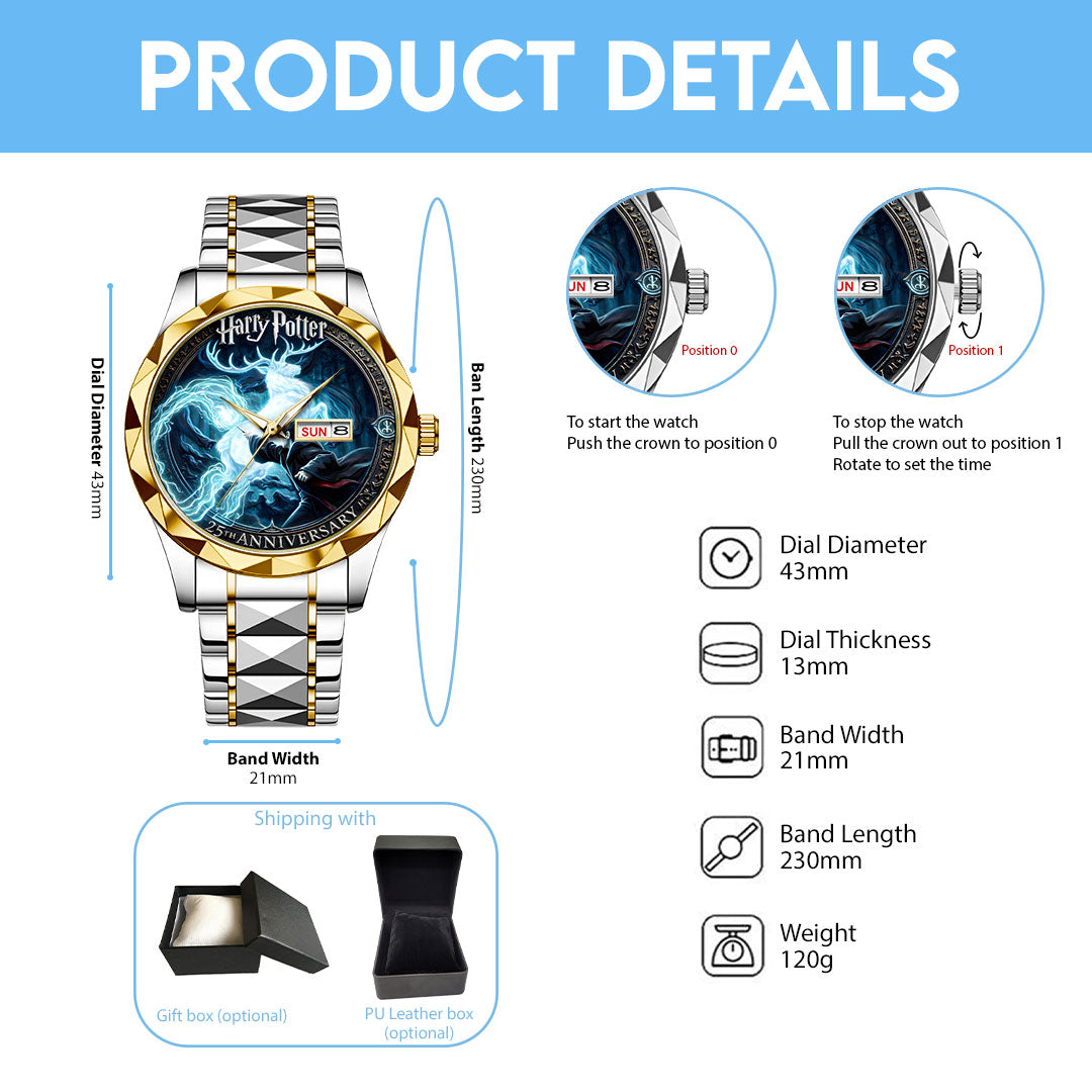 Harry Potter Alloy Luxury Quartz Watch – NGHIAVT6068