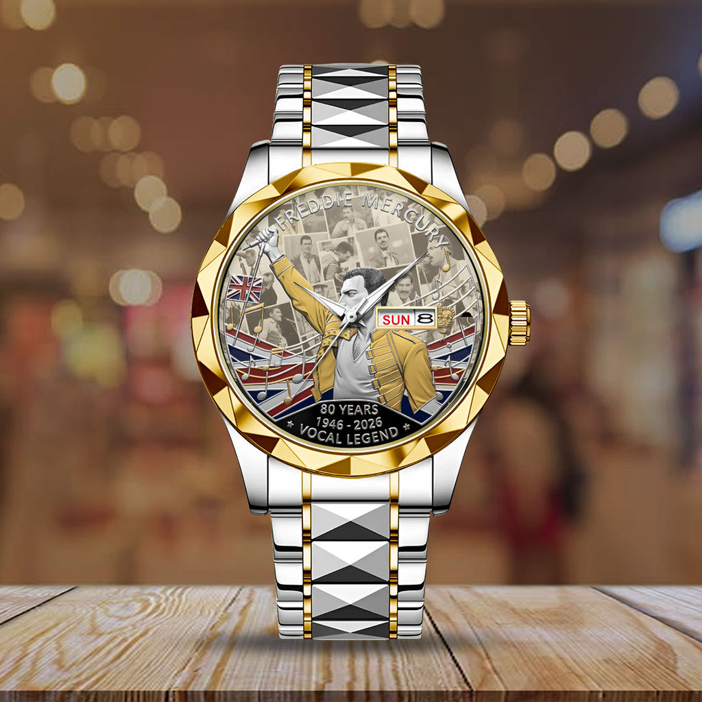 Freddie Mercury Alloy Luxury Quartz Watch – NGHIAVT6112