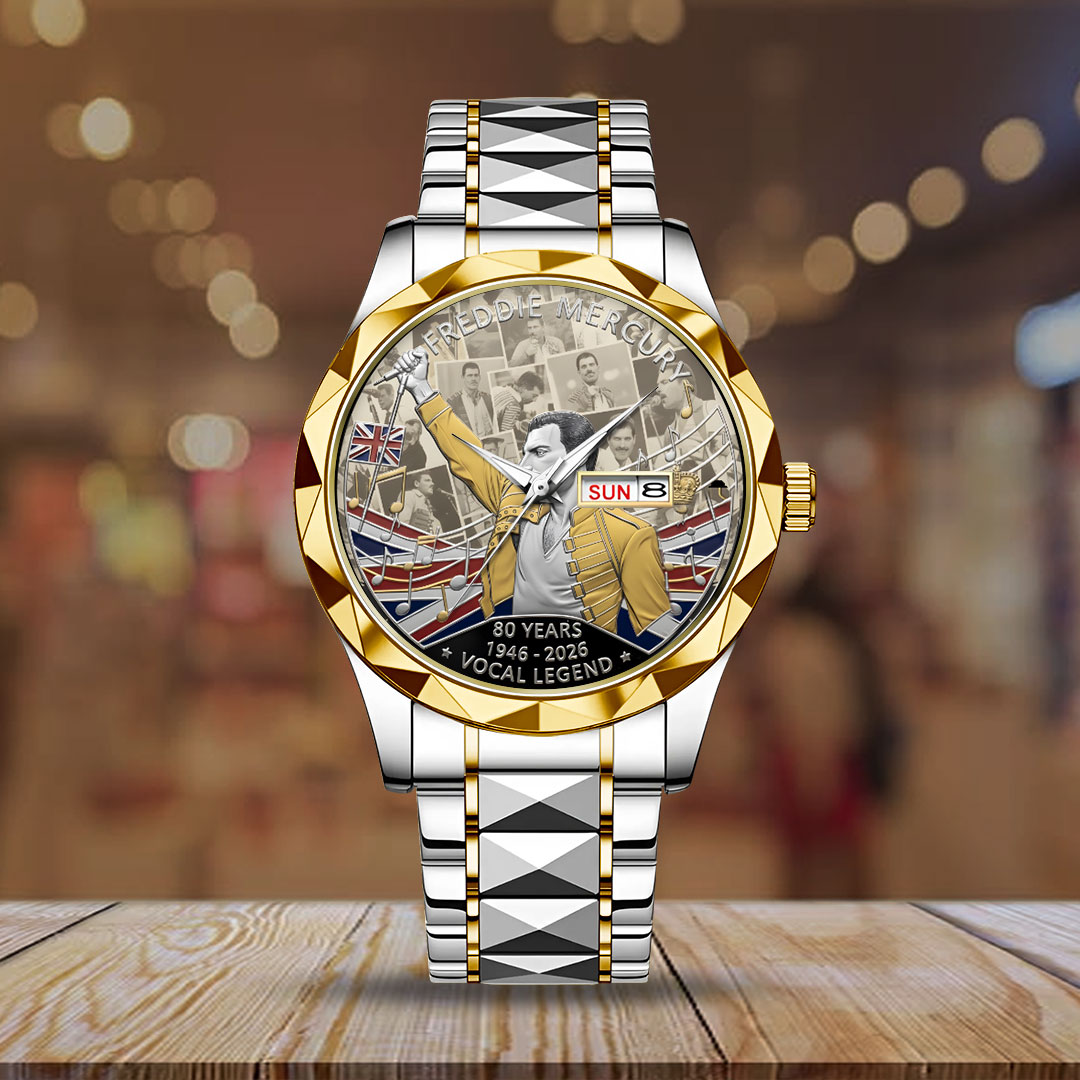 Freddie Mercury Alloy Luxury Quartz Watch – NGHIAVT6112