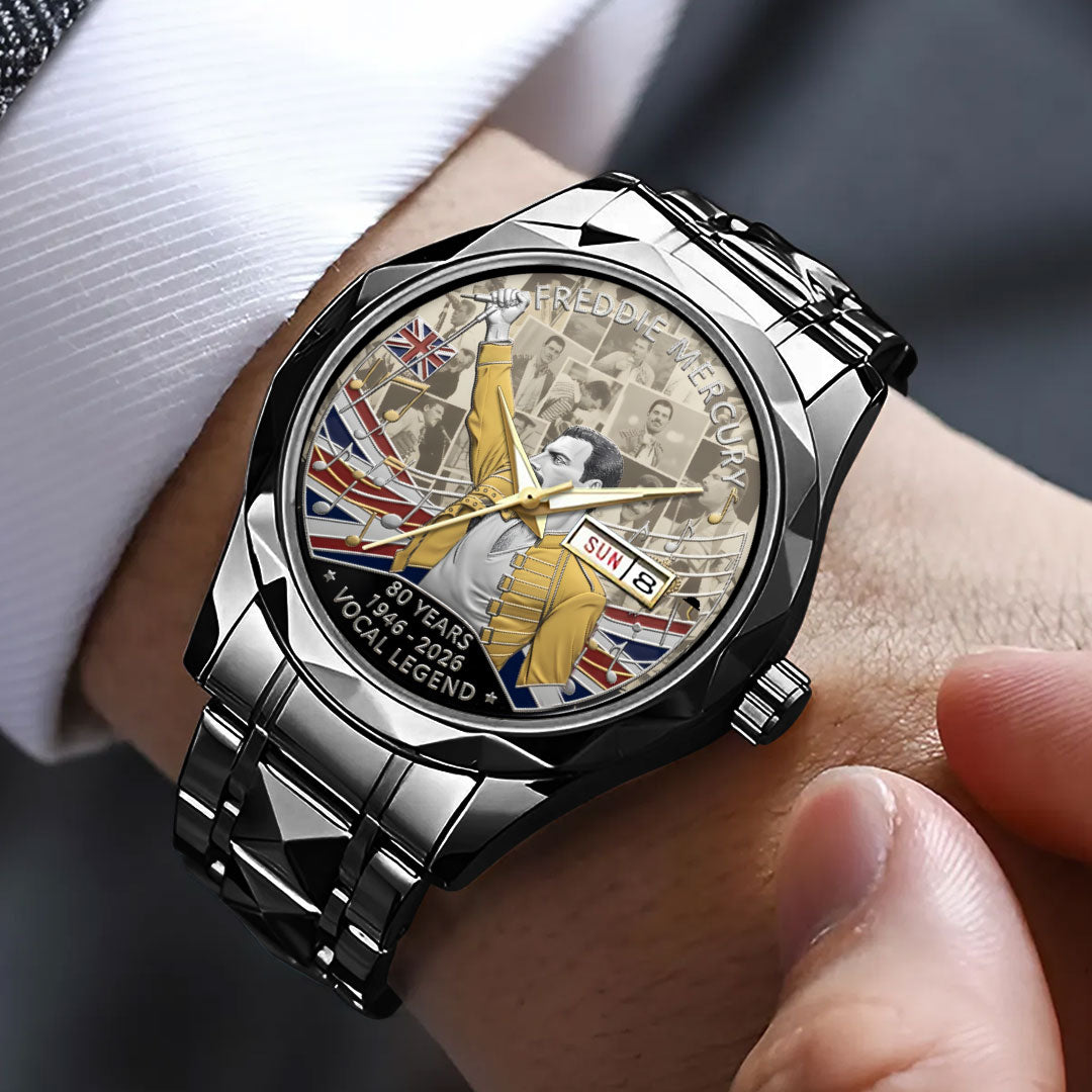 Freddie Mercury Alloy Luxury Quartz Watch – NGHIAVT6112