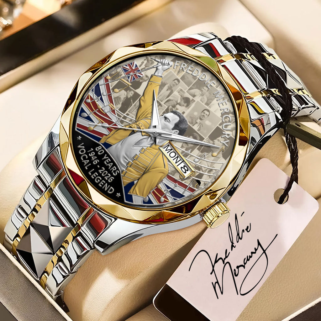 Freddie Mercury Alloy Luxury Quartz Watch – NGHIAVT6112