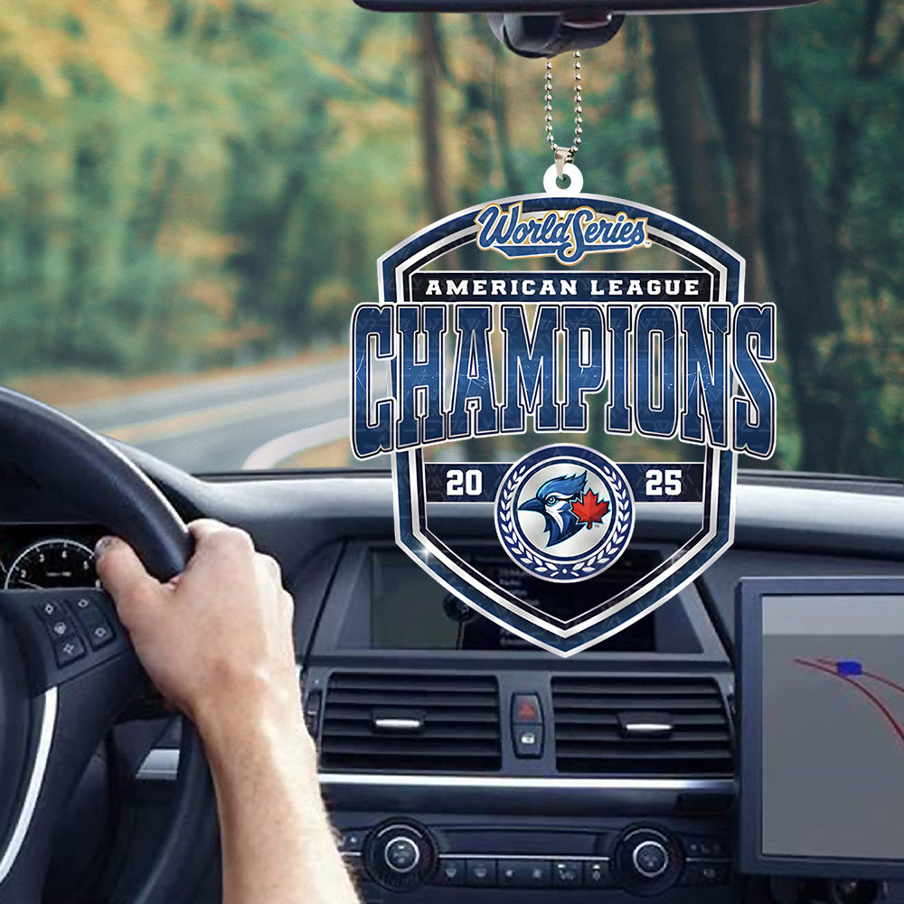 Toronto Blue Jays 2025 Custom shape 1-sided Acrylic Car Ornament – NGHIAVT6131
