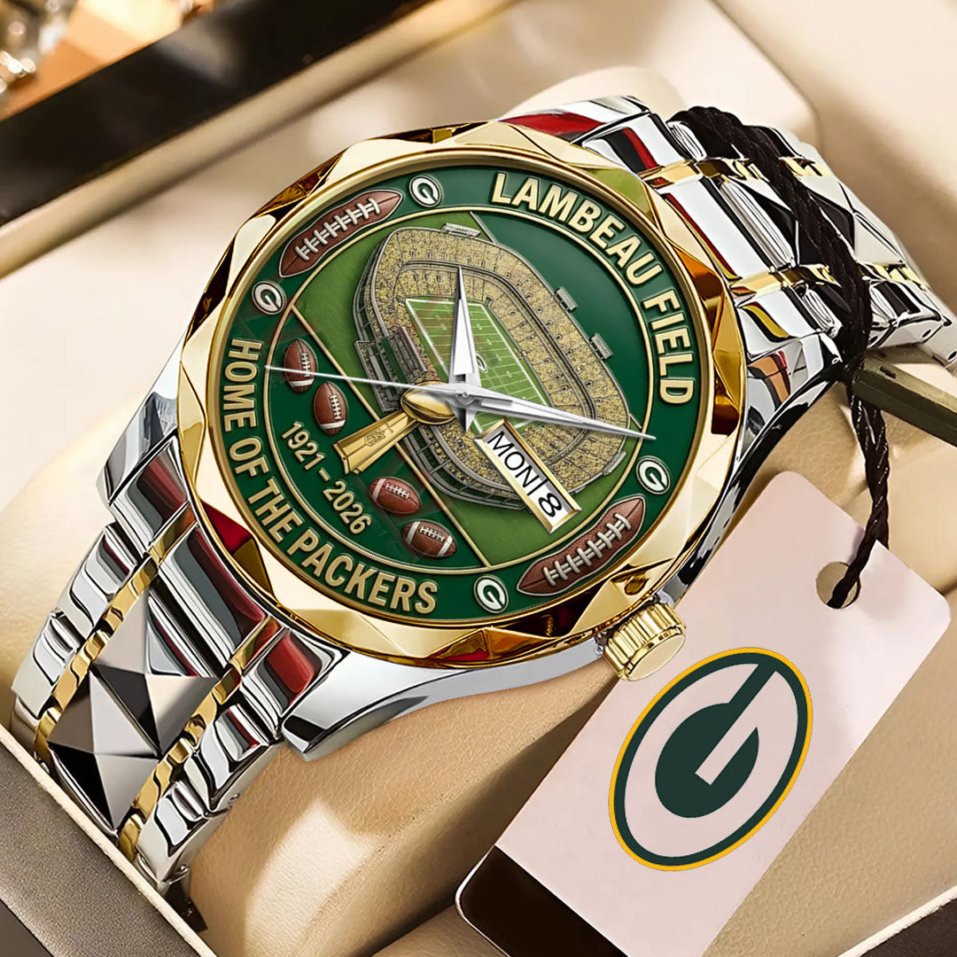 Green Bay Packers 105th Anniversary 2025 Alloy Luxury Quartz Watch – NGHIAVT6141