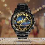 Star Wars Black Stainless Steel Watch – NGHIAVT6153