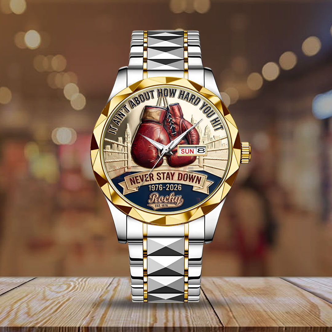 Rocky Balboa 50th Anniversary Alloy Luxury Quartz Watch – NGHIAVT6191