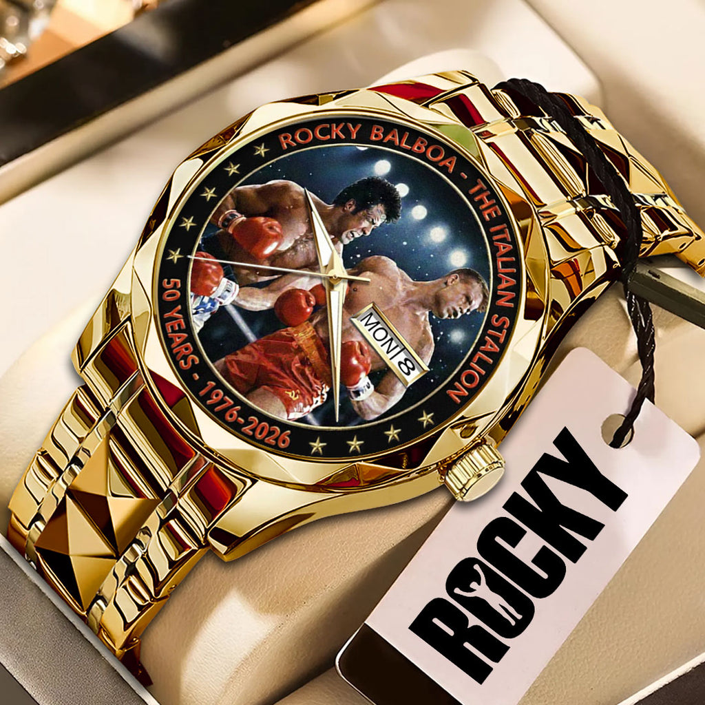 Rocky Balboa 50th Anniversary Alloy Luxury Quartz Watch – NGHIAVT6194