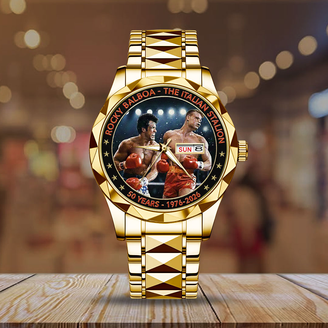 Rocky Balboa 50th Anniversary Alloy Luxury Quartz Watch – NGHIAVT6194