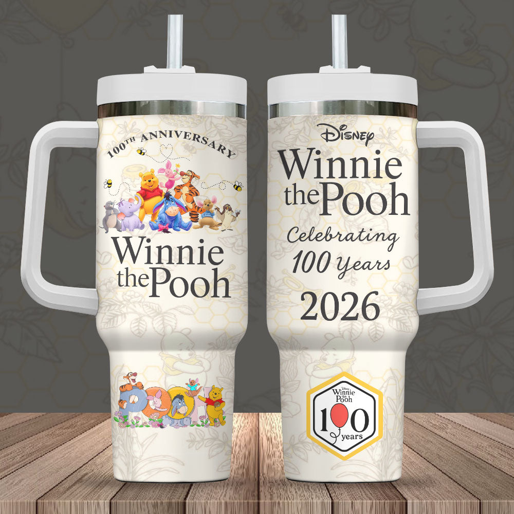Winnie-the-Pooh 100th Anniversary 40oz Tumbler – NGHIAVT6196