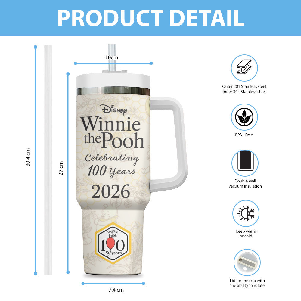 Winnie-the-Pooh 100th Anniversary 40oz Tumbler – NGHIAVT6196