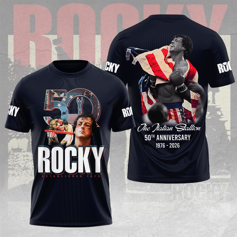 Rocky Balboa 50th Anniversary 3D Apparel – NGHIAVT9221