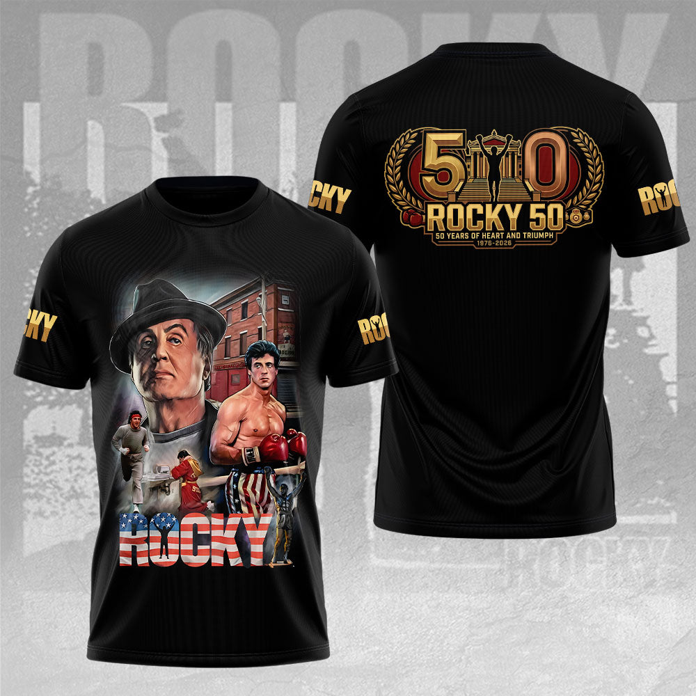 Rocky Balboa 50th Anniversary 3D Apparel – NGHIAVT9229