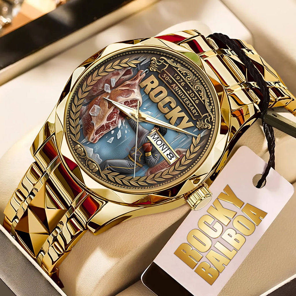 Rocky Balboa 50th Anniversary Alloy Luxury Quartz Watch – NGHIAVT9239