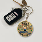 Rocky Balboa 50th Anniversary Custom Shape 2-sided Keychain – NGHIAVT9271