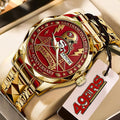 San Francisco 49ers 80th Anniversary Alloy Luxury Quartz Watch – NGHIAVT9307
