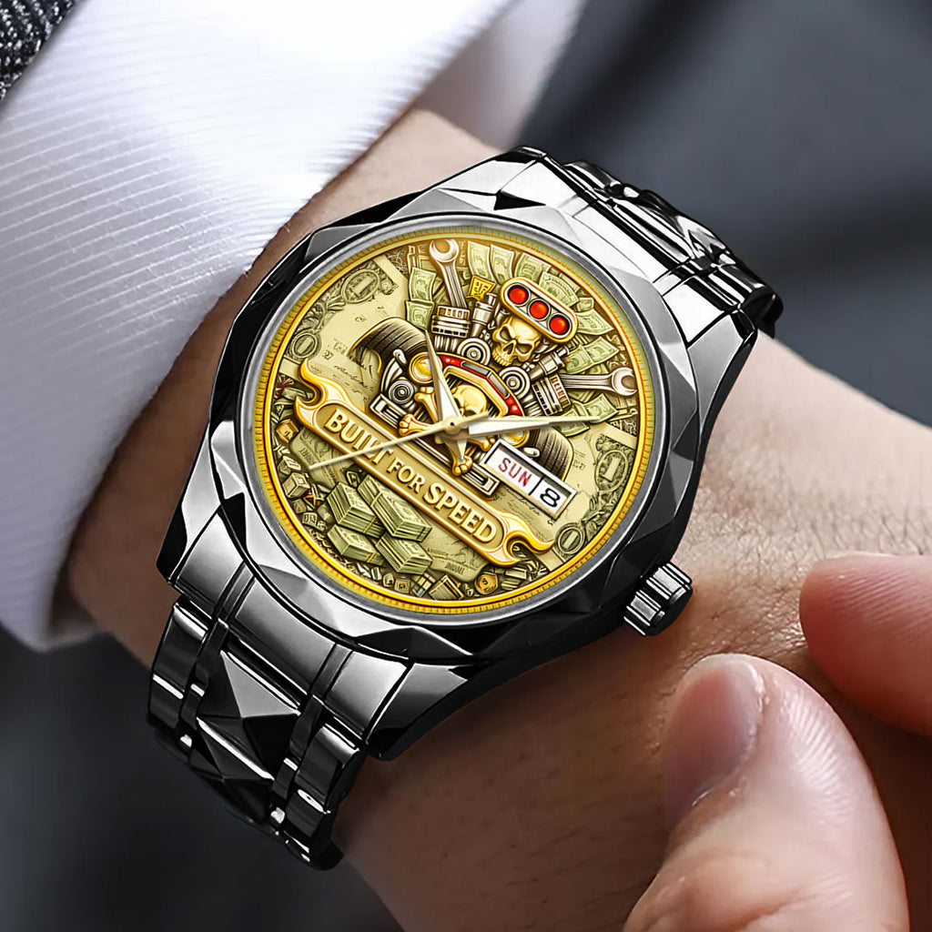 Rat Fink Iron Garage Rebellion Alloy Luxury Quartz Watch – NGHIAVT9323
