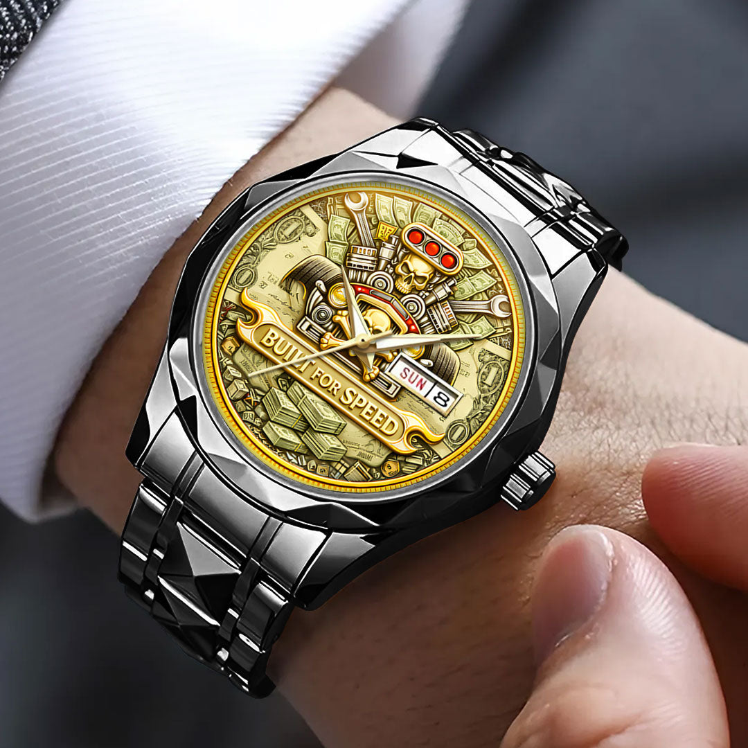 Rat Fink Iron Garage Rebellion Alloy Luxury Quartz Watch – NGHIAVT9323