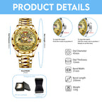 Rat Fink Iron Garage Rebellion Alloy Luxury Quartz Watch – NGHIAVT9323