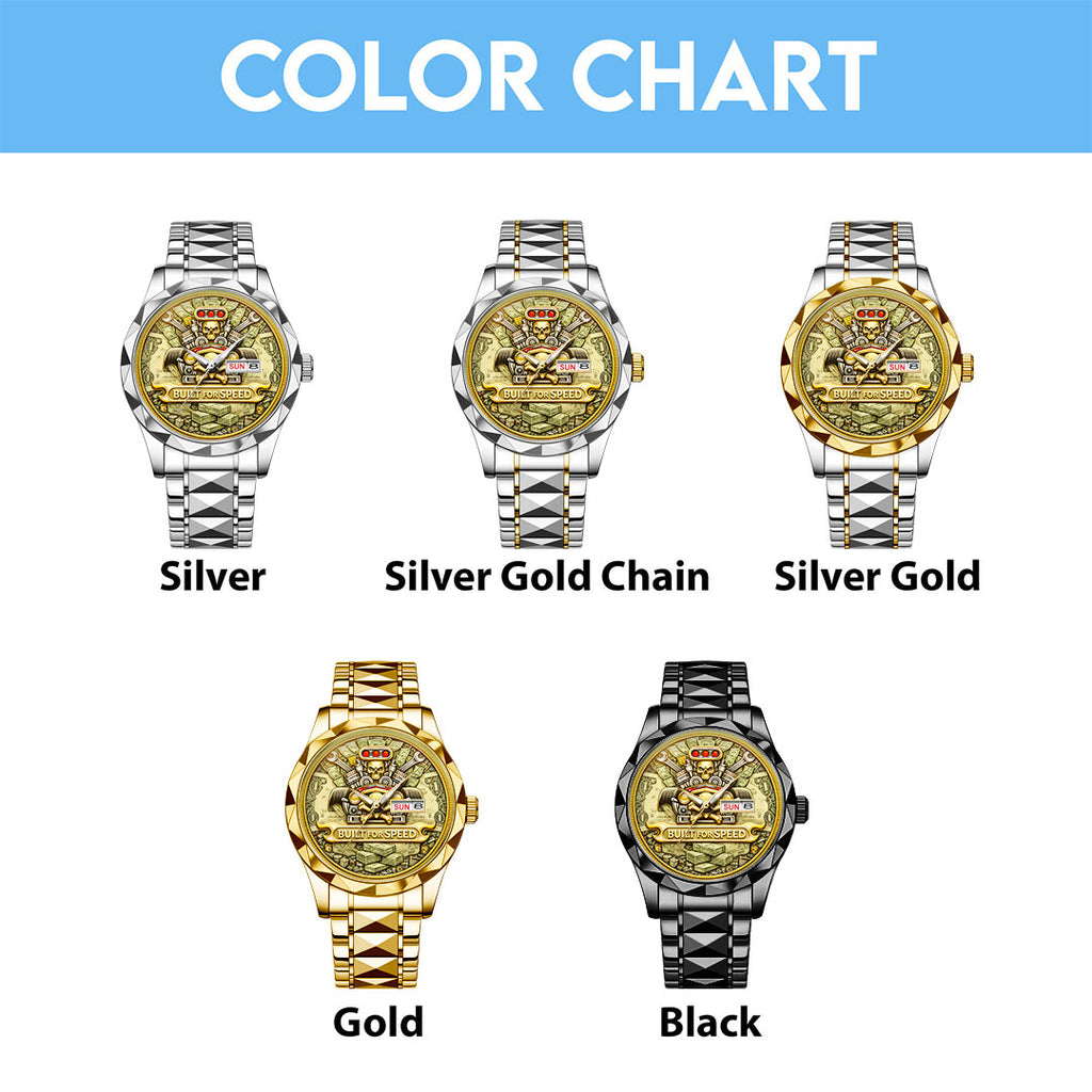 Rat Fink Iron Garage Rebellion Alloy Luxury Quartz Watch – NGHIAVT9323