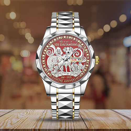 101 Dalmatians 65th Anniversary Alloy Luxury Quartz Watch – NGHIAVT9329
