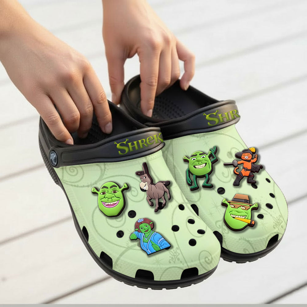 Shrek 25th Anniversary Custom Clogs – NGHIAVT9507