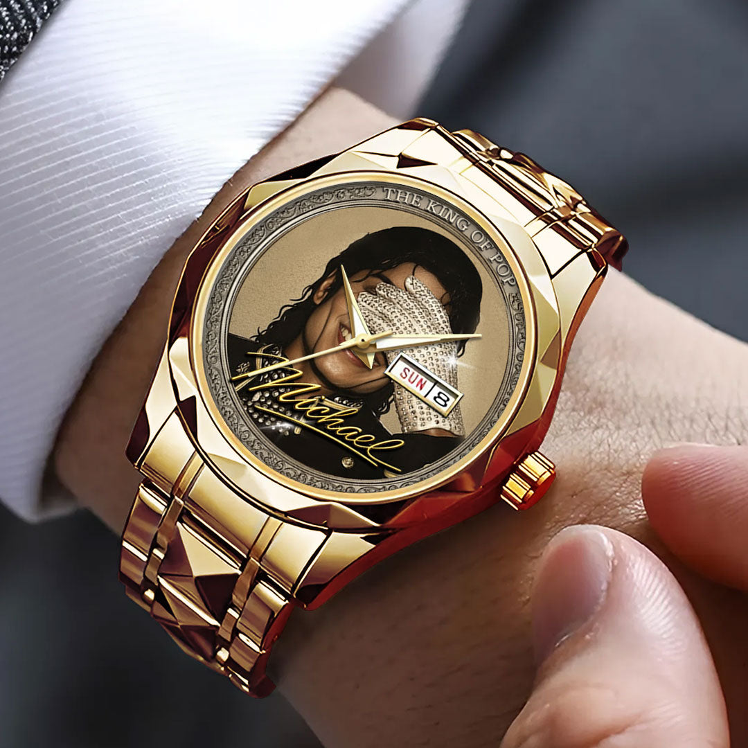Michael Jackson Alloy Luxury Quartz Watch – NGHIAVT9571
