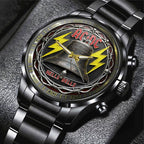 AC/DC Black Stainless Steel Watch – NGHIAVT9602