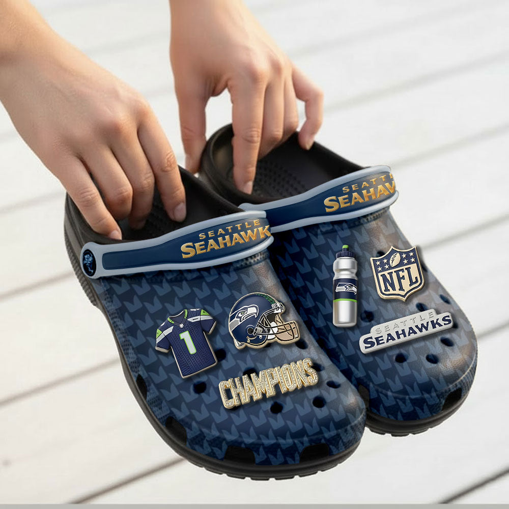 Seattle Seahawks Custom Clogs – NGHIAVT9645