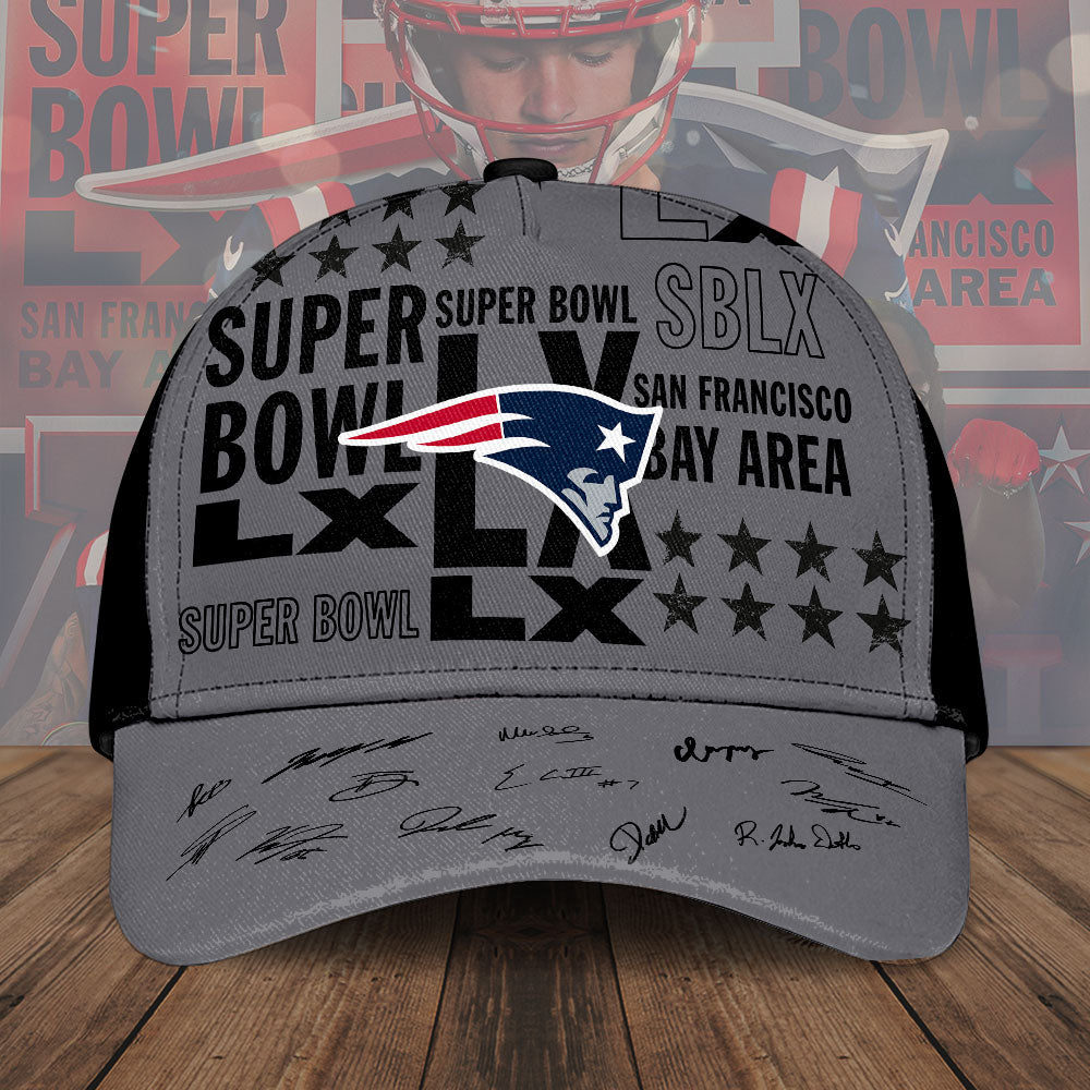 New England Patriots 2025 AFC Champions Classic Cap – TMTHU3462