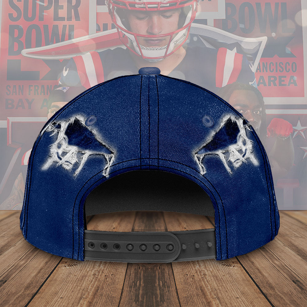 New England Patriots 2025 AFC Champions Classic Cap – TMTHU3453