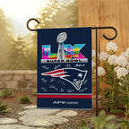 New England Patriots 2025 AFC Champions Double-side Garden Flag – TMTHU3461