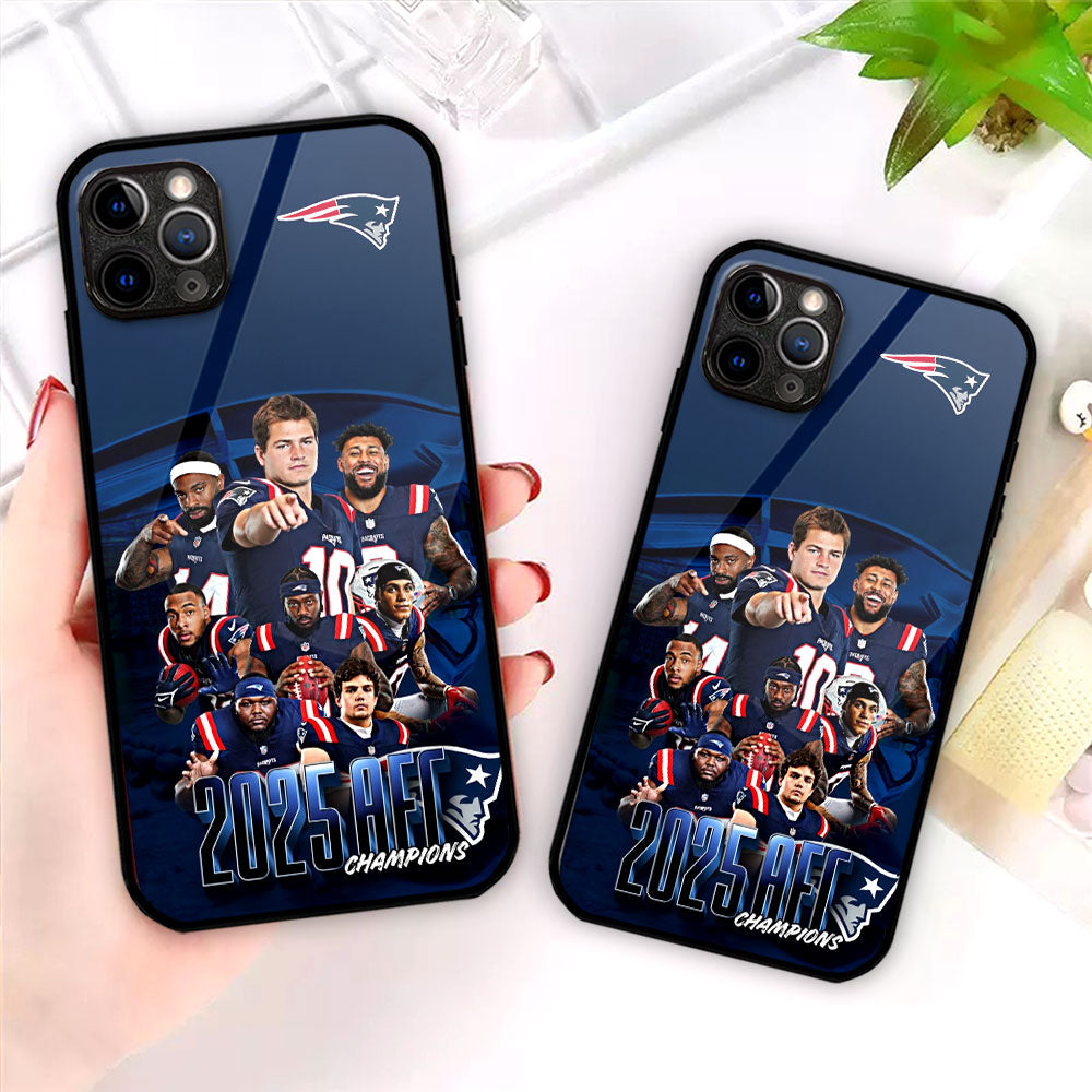 New England Patriots 2025 AFC Champions Phone Case – TMTHU3465