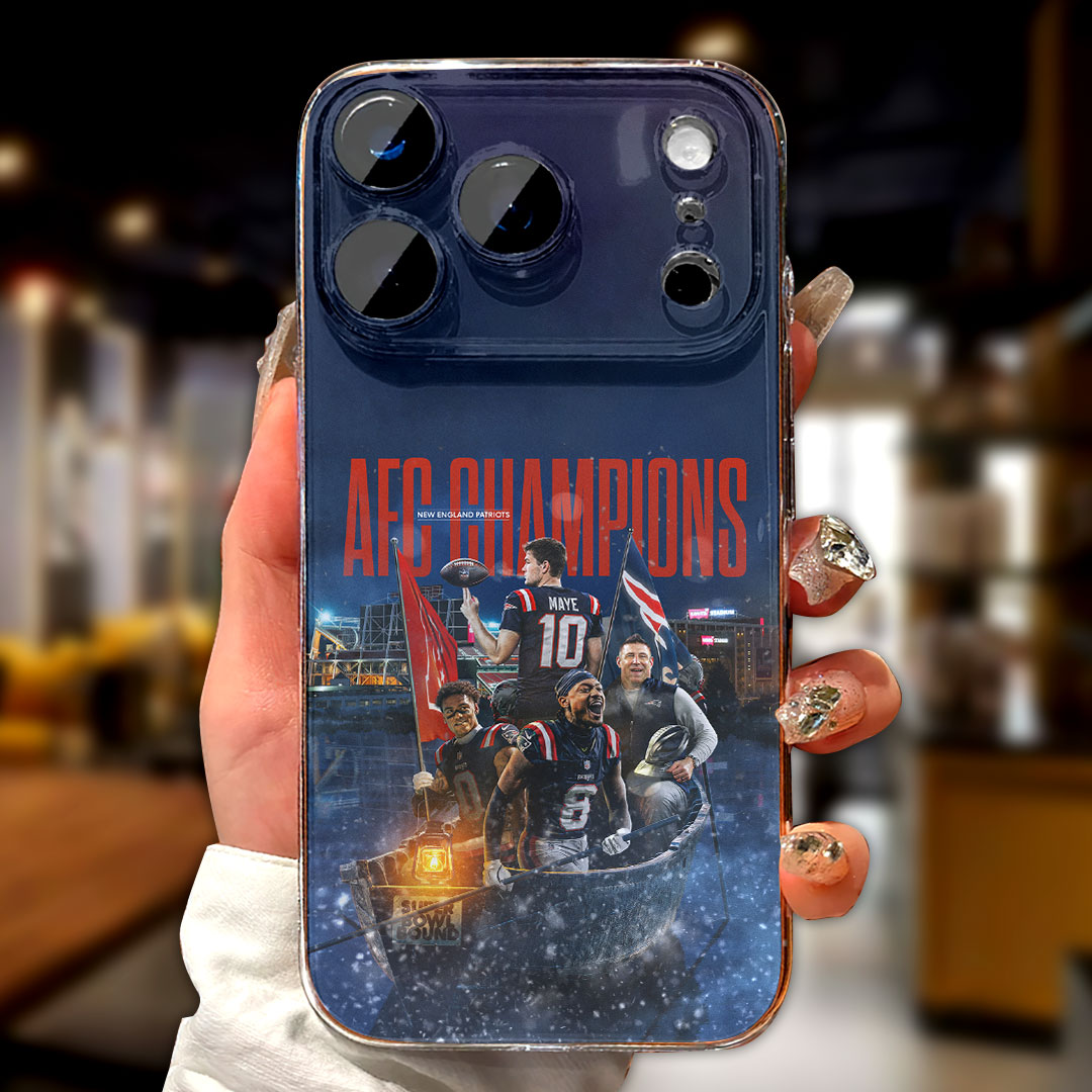 New England Patriots 2025 AFC Champions Phone Case – TANTN20628