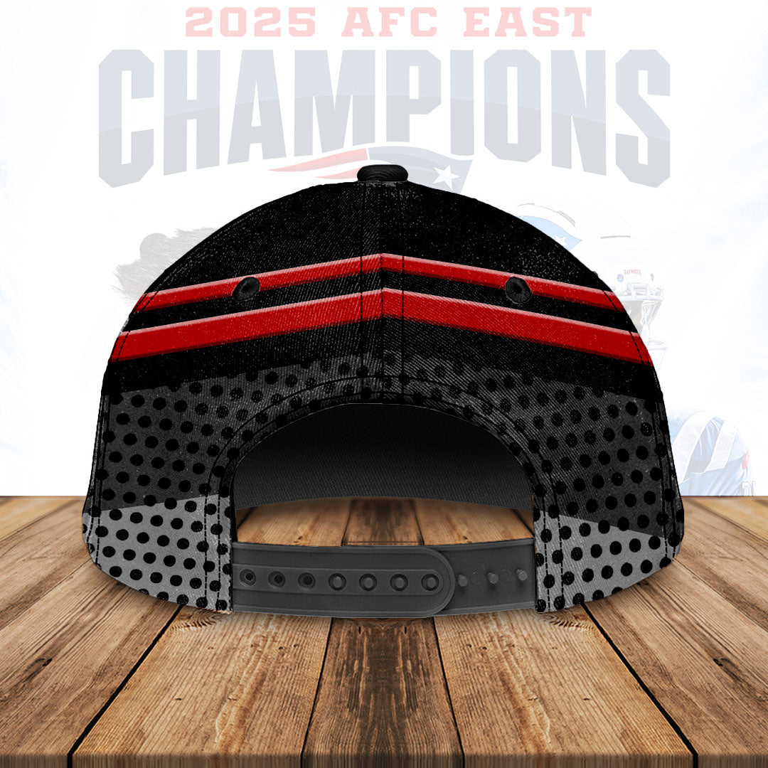 New England Patriots 2025 AFC East Champions Classic Cap – HOATT15746