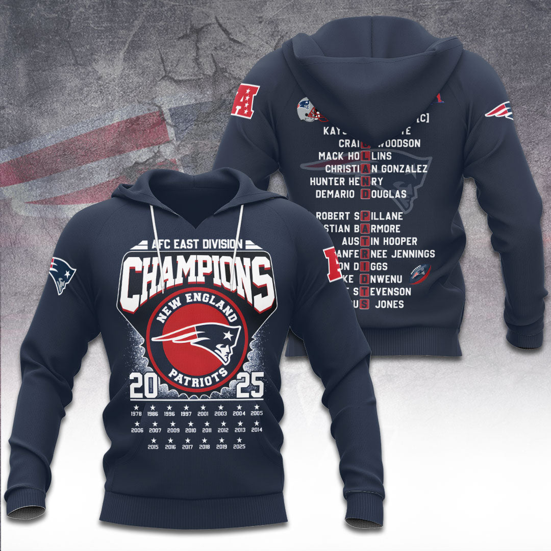 New England Patriots 3D Apparel – TANTN19812